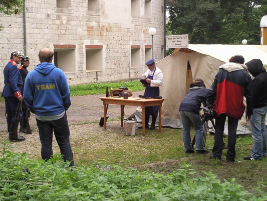 Förderkreis Bundesfestung Ulm - Der Dokumentarfilm - Makting Of - Am Fort Unterer Eselsberg